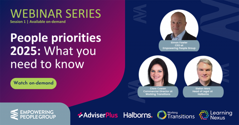 Webinar series - People priorities 2025: What you need to know